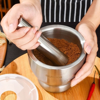 Χειροκίνητος πολτοποιητής σκόρδου – 304 ανοξείδωτο ατσάλι, μεταλλικό πολυλειτουργικό εργαλείο για σκόρδο