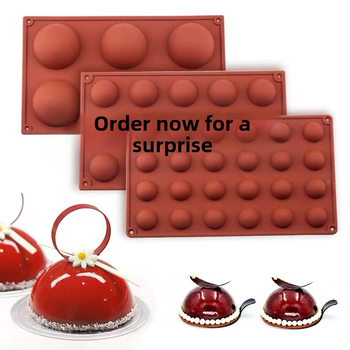 Silikoninė tortų forma, apvalaus dizaino, masinė pakuotė; šiuolaikinis minimalistinis stilius; išleista 2020.