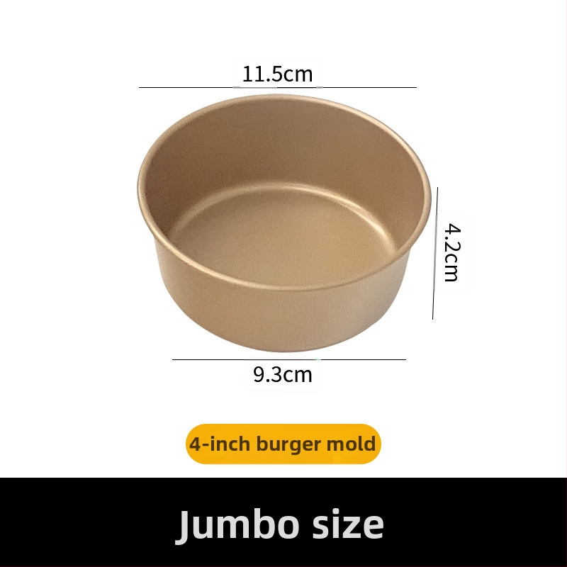 Šešių kamerų apvalus kepimo formos su dangteliu, skirtos anglų mufinams, japoniškiems raudųjų pupelių bandelėms, hamburgerio bandelėms ir duonai