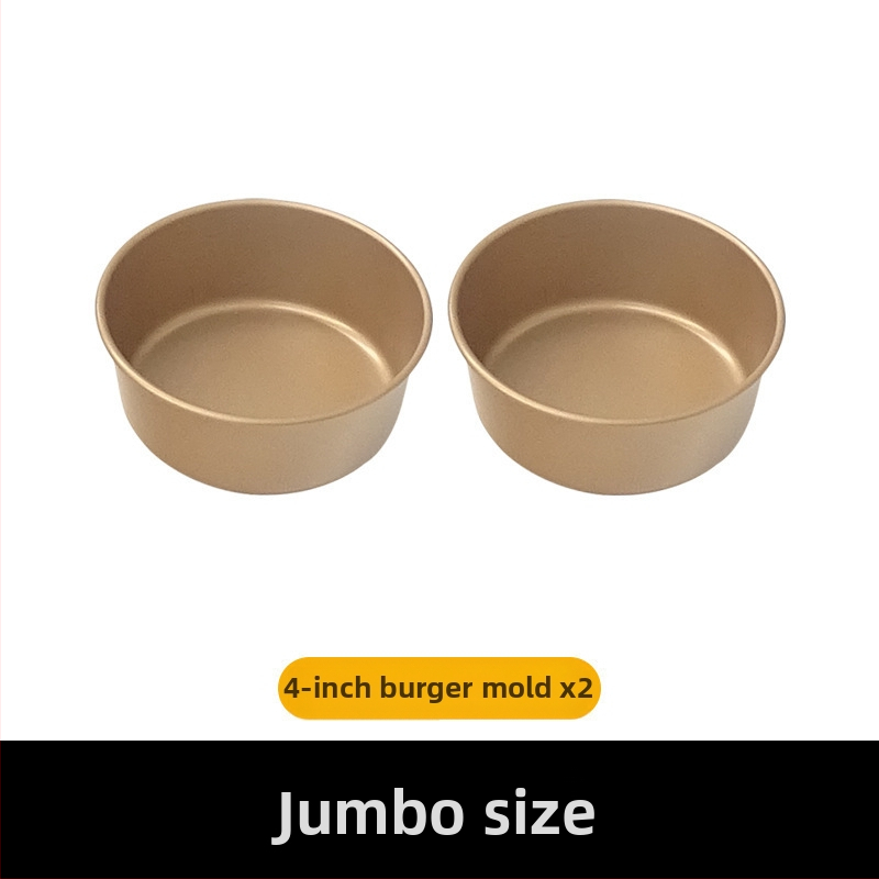 Šešių kamerų apvalus kepimo formos su dangteliu, skirtos anglų mufinams, japoniškiems raudųjų pupelių bandelėms, hamburgerio bandelėms ir duonai