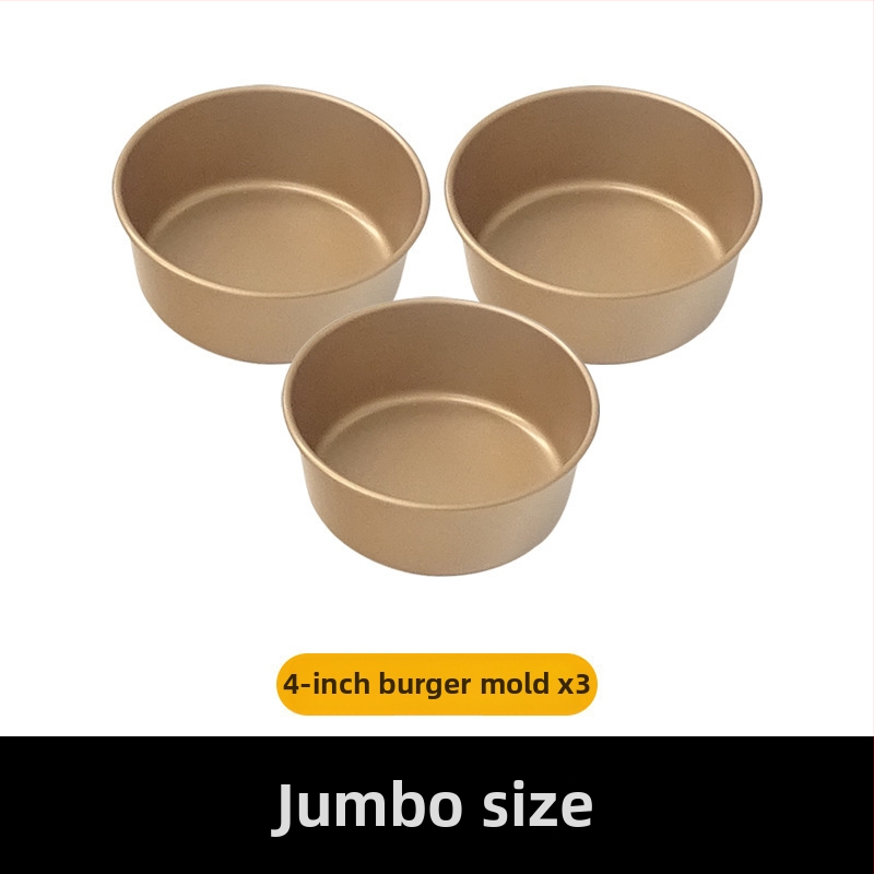 Šešių kamerų apvalus kepimo formos su dangteliu, skirtos anglų mufinams, japoniškiems raudųjų pupelių bandelėms, hamburgerio bandelėms ir duonai