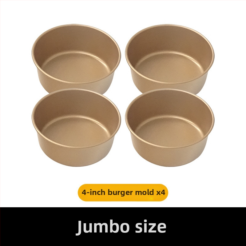Šešių kamerų apvalus kepimo formos su dangteliu, skirtos anglų mufinams, japoniškiems raudųjų pupelių bandelėms, hamburgerio bandelėms ir duonai