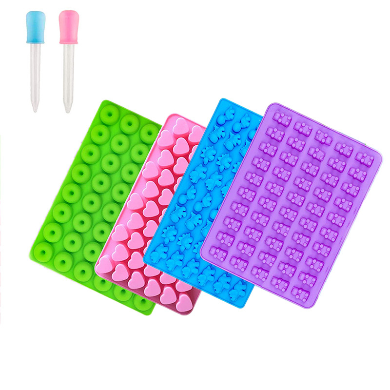 Silikona forma ar 18 atverēm ziedu un zāles rakstam – DIY augļu želejām, fondantam, ziepēm un vaska pērlītēm