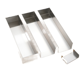 Stačiakampė tiramisu forma iš nerūdijančio plieno, su matavimo skale, atsiejama