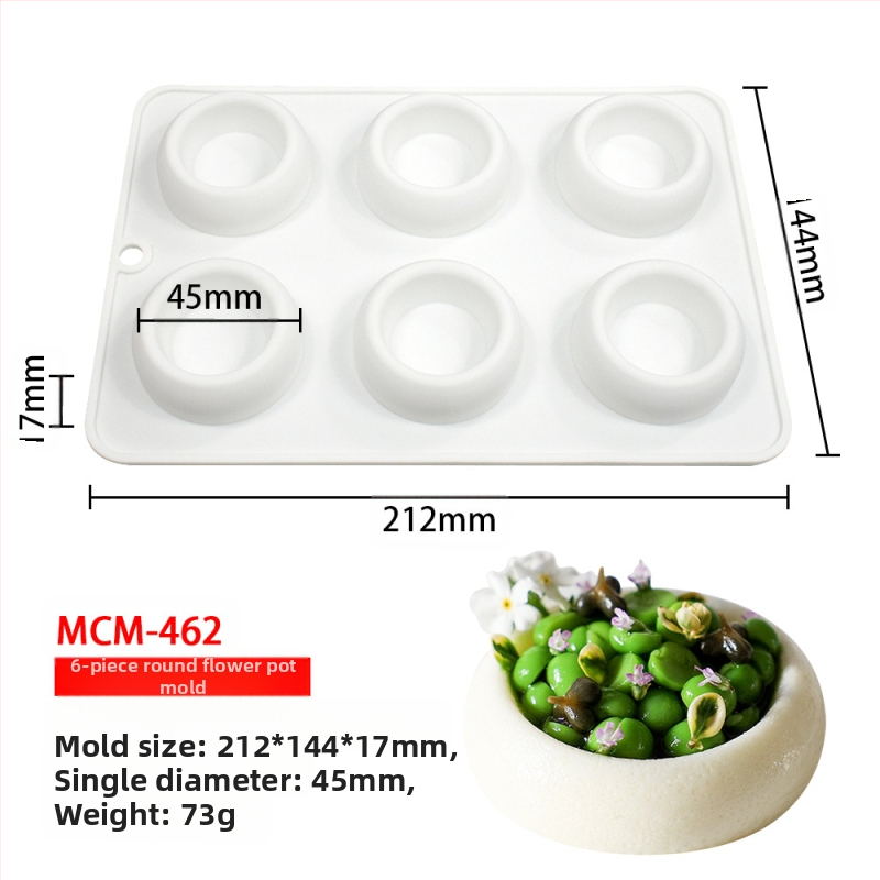 Silicone forma moussei ir šokoladui su 6 skyreliais ir įvairiomis formomis (žvaigždutės, Rubiko kubas, širdis); tinkama fondantui, rankų darbo muilams ir kvapiosioms žvakėms.