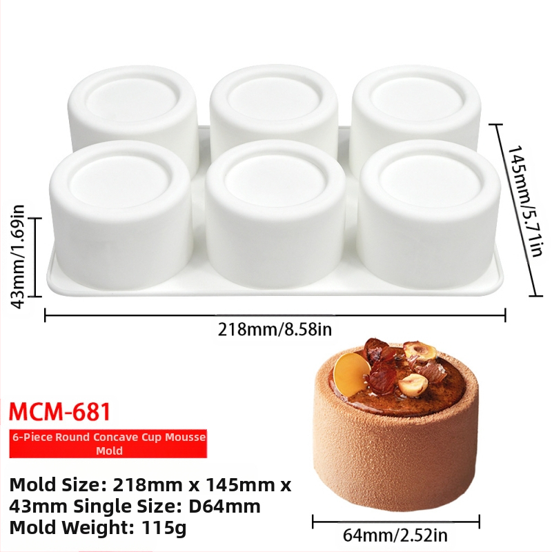 Silicone forma moussei ir šokoladui su 6 skyreliais ir įvairiomis formomis (žvaigždutės, Rubiko kubas, širdis); tinkama fondantui, rankų darbo muilams ir kvapiosioms žvakėms.