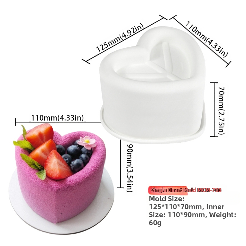 Silicone forma moussei ir šokoladui su 6 skyreliais ir įvairiomis formomis (žvaigždutės, Rubiko kubas, širdis); tinkama fondantui, rankų darbo muilams ir kvapiosioms žvakėms.