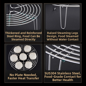 Τριγωνικό ράφι ατμού από ανοξείδωτο 304 – Πολυλειτουργική σχάρα ατμού για οικιακή και επαγγελματική χρήση