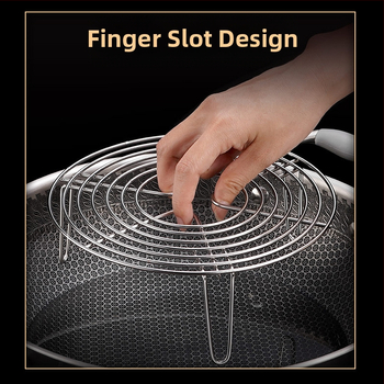 Τριγωνικό ράφι ατμού από ανοξείδωτο 304 – Πολυλειτουργική σχάρα ατμού για οικιακή και επαγγελματική χρήση