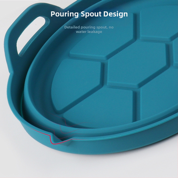 Saliekams silikona komplekts gaisa fritētājam, mikroviļņu krāsnij cepšanai un cepamais paklājiņš, pārtikas klases silikons