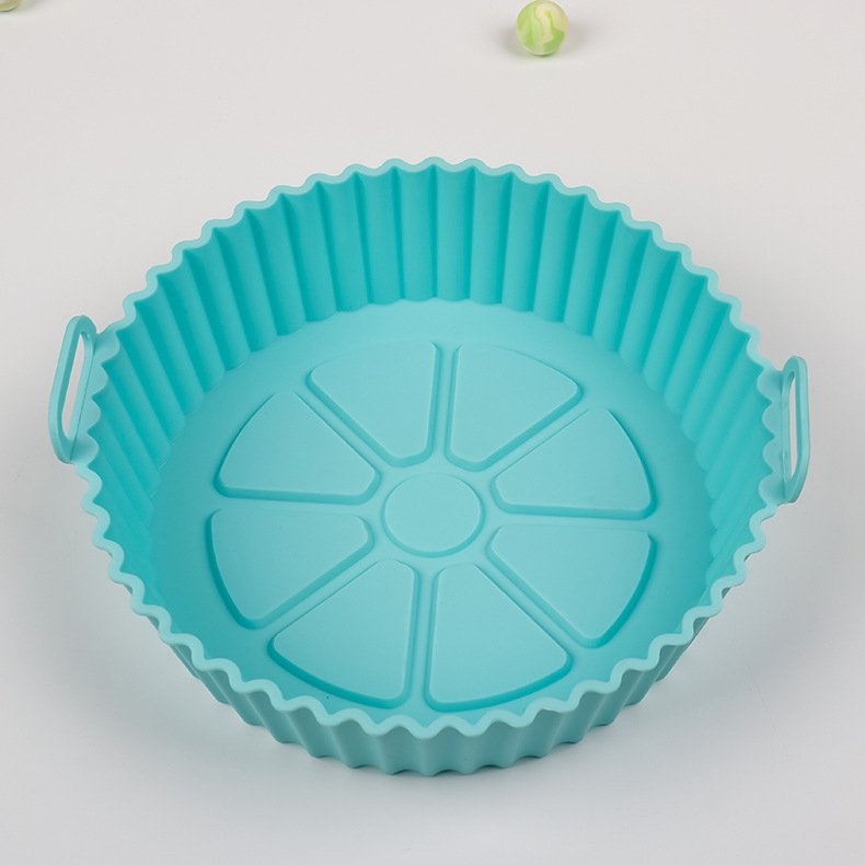 Saliekams silikona komplekts gaisa fritētājam, mikroviļņu krāsnij cepšanai un cepamais paklājiņš, pārtikas klases silikons