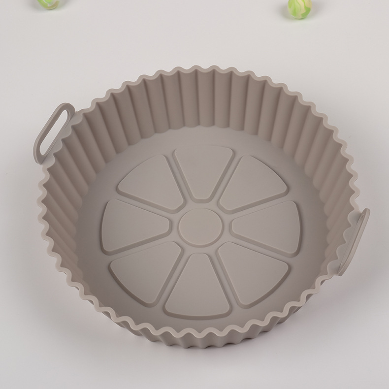 Saliekams silikona komplekts gaisa fritētājam, mikroviļņu krāsnij cepšanai un cepamais paklājiņš, pārtikas klases silikons