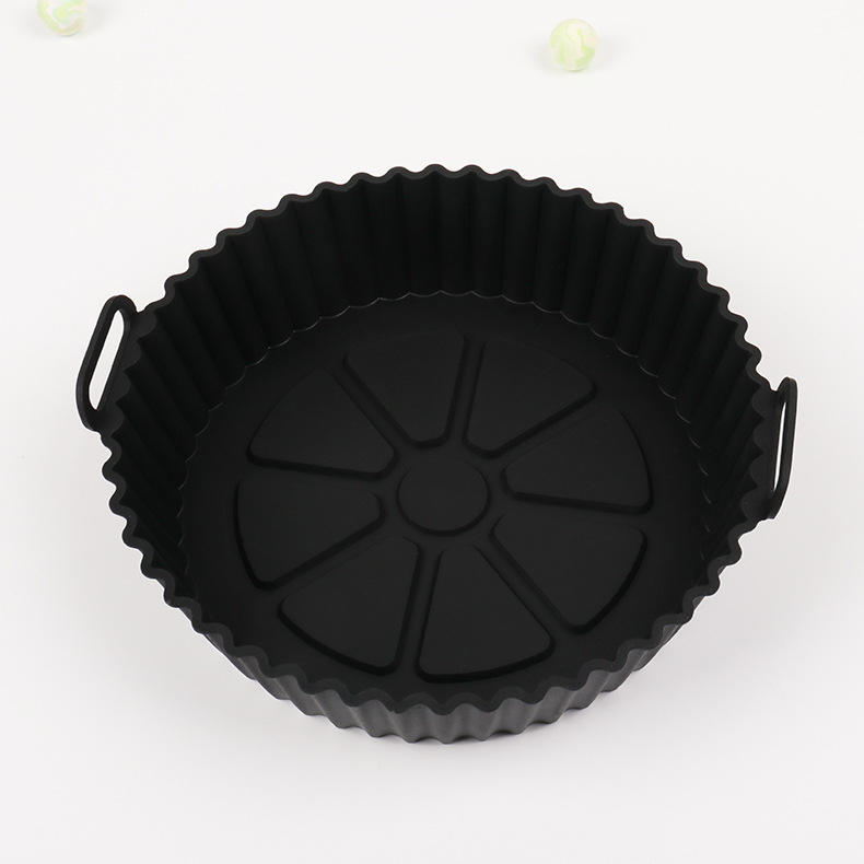 Saliekams silikona komplekts gaisa fritētājam, mikroviļņu krāsnij cepšanai un cepamais paklājiņš, pārtikas klases silikons