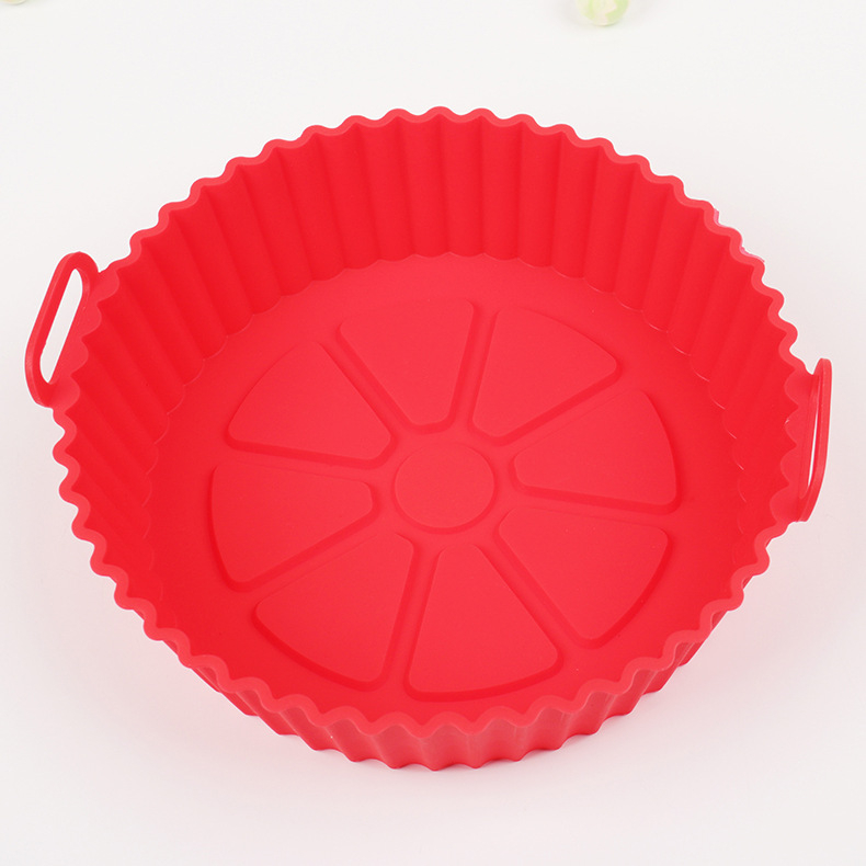 Saliekams silikona komplekts gaisa fritētājam, mikroviļņu krāsnij cepšanai un cepamais paklājiņš, pārtikas klases silikons