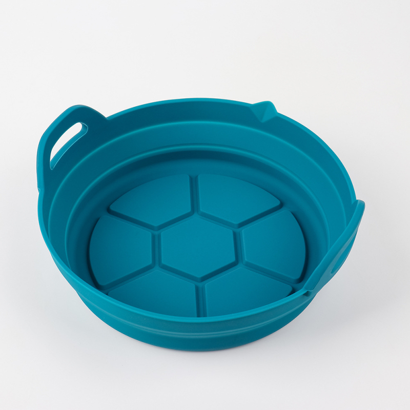 Saliekams silikona komplekts gaisa fritētājam, mikroviļņu krāsnij cepšanai un cepamais paklājiņš, pārtikas klases silikons