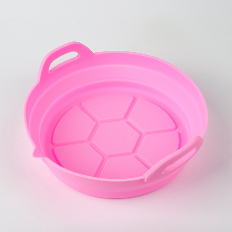 Saliekams silikona komplekts gaisa fritētājam, mikroviļņu krāsnij cepšanai un cepamais paklājiņš, pārtikas klases silikons