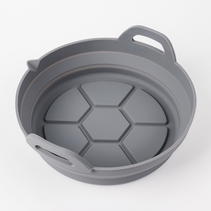 Saliekams silikona komplekts gaisa fritētājam, mikroviļņu krāsnij cepšanai un cepamais paklājiņš, pārtikas klases silikons