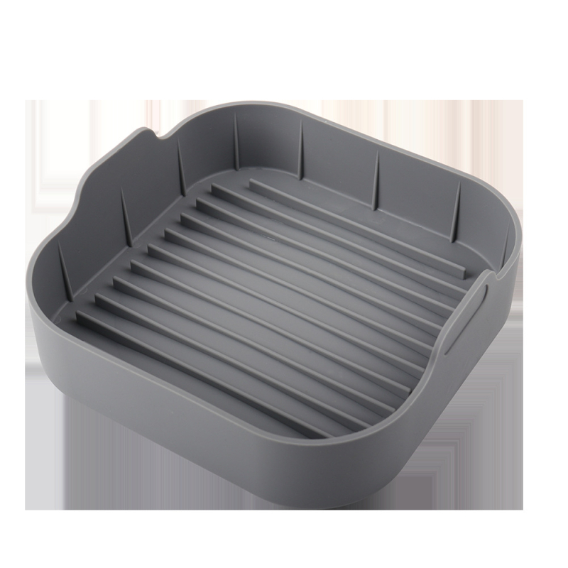 Saliekams silikona komplekts gaisa fritētājam, mikroviļņu krāsnij cepšanai un cepamais paklājiņš, pārtikas klases silikons