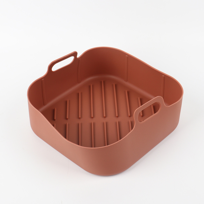 Saliekams silikona komplekts gaisa fritētājam, mikroviļņu krāsnij cepšanai un cepamais paklājiņš, pārtikas klases silikons