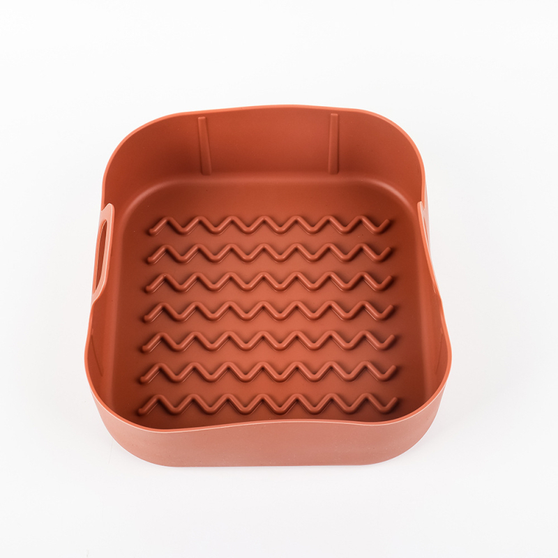 Saliekams silikona komplekts gaisa fritētājam, mikroviļņu krāsnij cepšanai un cepamais paklājiņš, pārtikas klases silikons