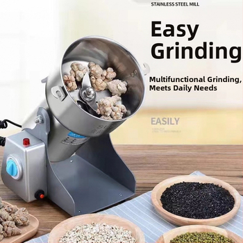 Οικιακός μύλος για άλεση και παρασκευή σκόνης, χωρητικότητα 2500 g, ταχύτητα κινητήρα >40.000 rpm, κύπελλο από ανοξείδωτο ατσάλι, 6+ λεπίδες, αυτόματος καθαρισμός