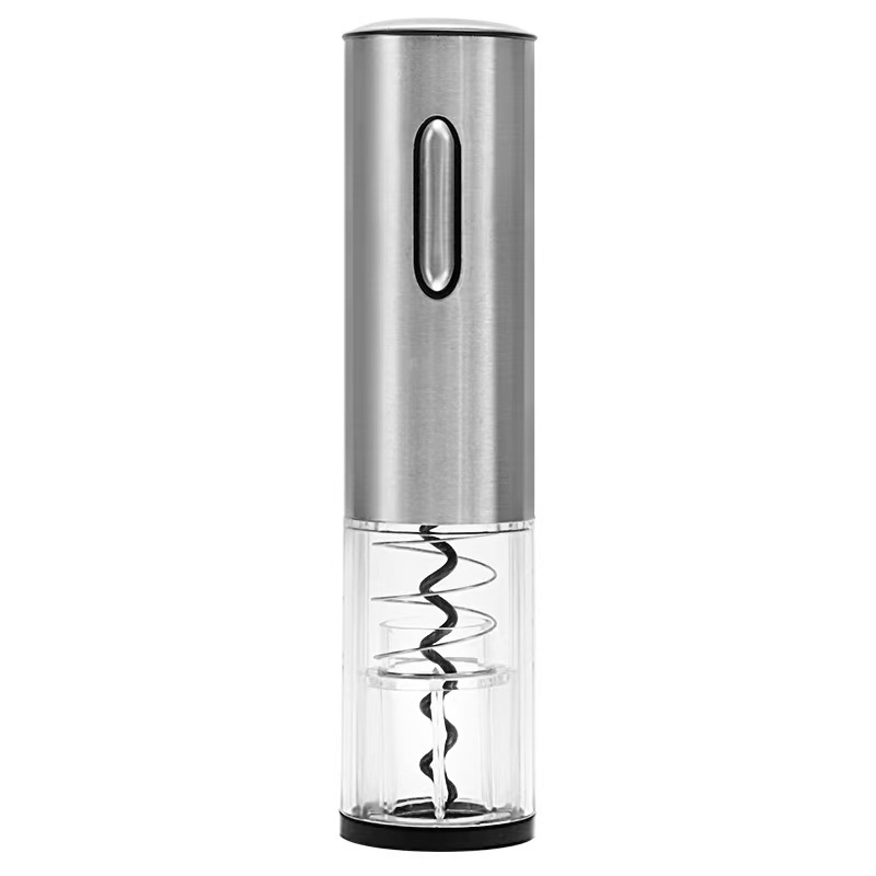 Elektrisks vīna pudeles atvērējs, piecu daļu komplekts no nerūsējoša tērauda, logotipa drukāšana, privātais zīmols