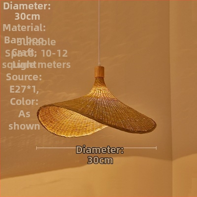 Κρεμαστός πολυέλαιος τύπου καλωδίου; σώμα από μπαμπού; αμπαζούρ από μπαμπού; LED φωτισμός; 220V