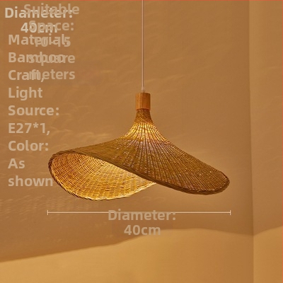 Κρεμαστός πολυέλαιος τύπου καλωδίου; σώμα από μπαμπού; αμπαζούρ από μπαμπού; LED φωτισμός; 220V