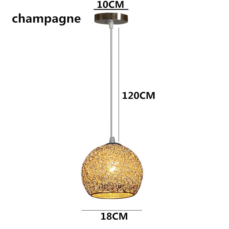 Σκανδιναβικός κρεμαστός πολυέλαιος με αλουμινένια σφαίρα από σύρμα, LED φως, ρυθμιζόμενο ύψος, κατάλληλος για 5–10 τ.μ.