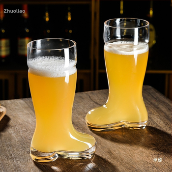Alus stiklas botų formos barui, amatininkų alus, didelė talpa 1000 ml+