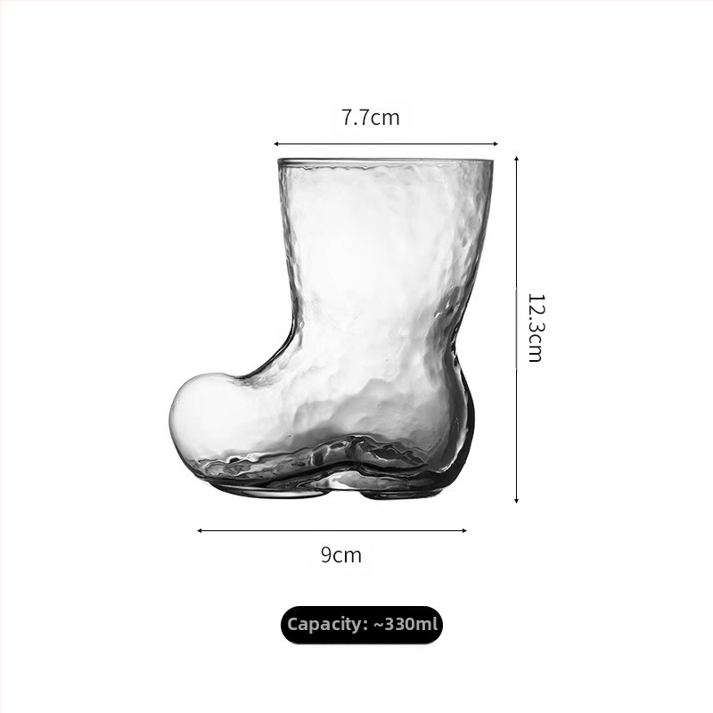 Alus stiklas botų formos barui, amatininkų alus, didelė talpa 1000 ml+