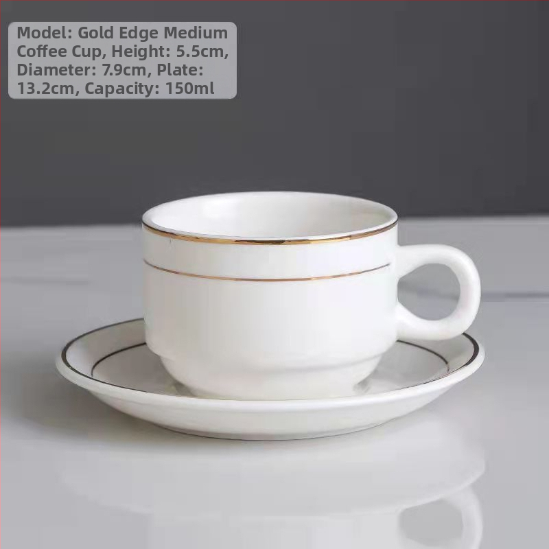 Keramikas kafijas krūze ar apakštasi — mājas komplekts, ar logotipa druku, pielāgošana pieejama, glazēta virsma, apaļa forma