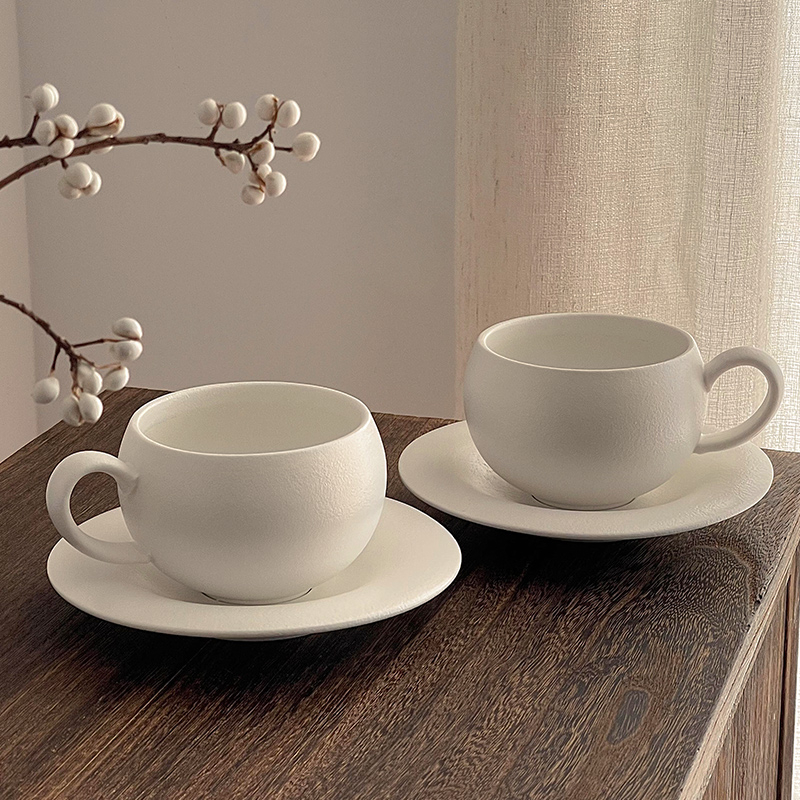 Kavos puodelis su retro akmens raštu, japoniško stiliaus, paprastas dizainas (japoniško stiliaus; paprastas dizainas; vienetinė pakuotė; pirmosios klasės kokybė)