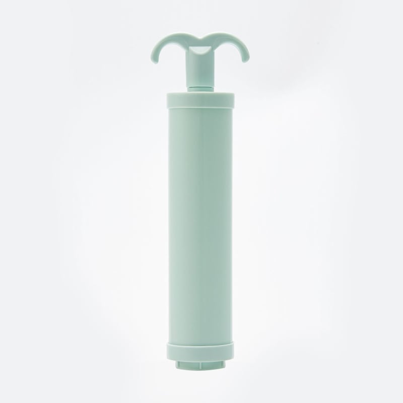 Du Tuo вакуумна компресираща чанта за пухено яке със странично дърпане за окачване, PET/PE материал