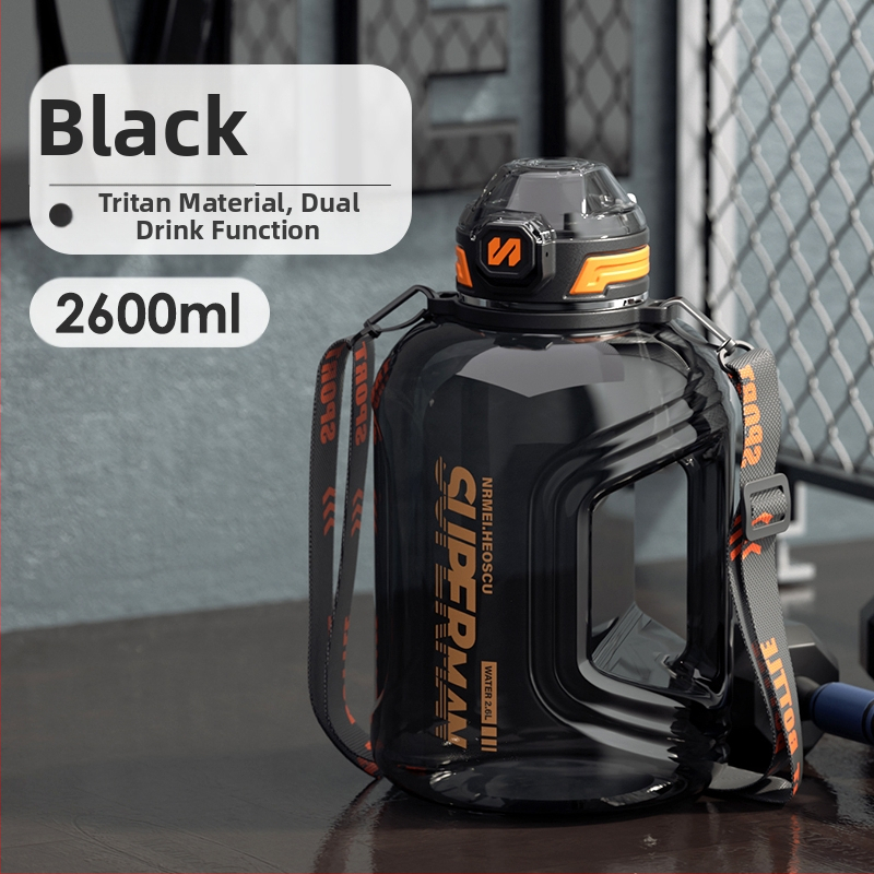 Sportinis vandens buteliukas su arbatos atskyrimu, atspari aukštoms temperatūroms, didelė talpa; Medžiaga: Plastikas; Prekės ženklas: Kita