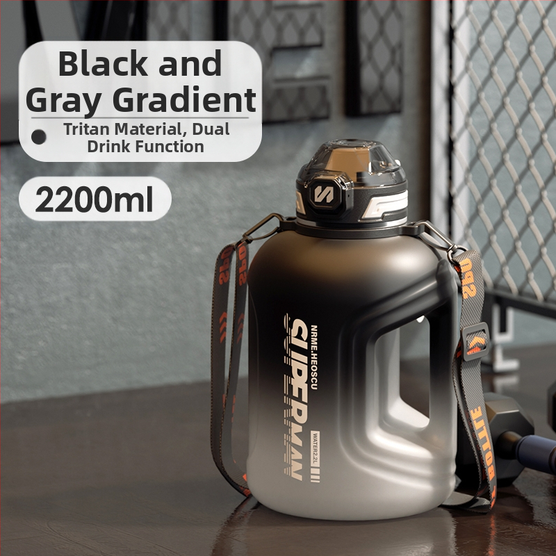 Sportinis vandens buteliukas su arbatos atskyrimu, atspari aukštoms temperatūroms, didelė talpa; Medžiaga: Plastikas; Prekės ženklas: Kita