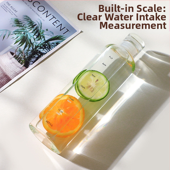 PC polikarbonato vandens puodelis su dangteliu, didelės talpos, cilindrinės formos, nepralaidus skysčiams ir atsparus karščiui