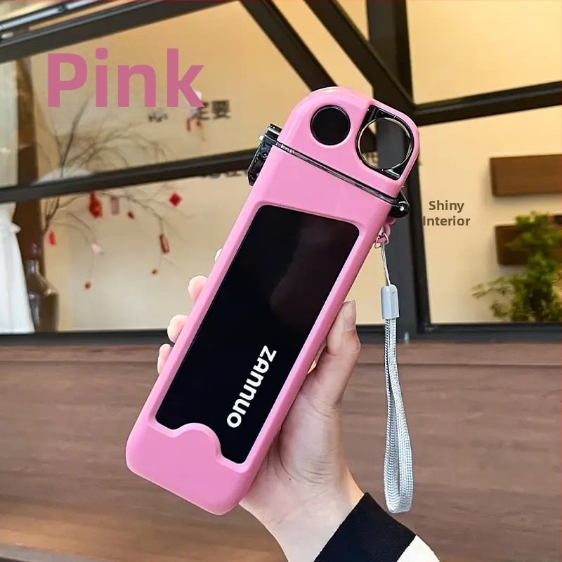 Sporto vandens butelis iš polipropileno, šilumos izoliacija 0–6 valandų, su nešiojimo virvele, tinka vaikams