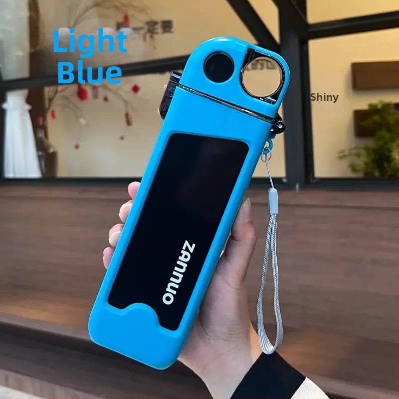 Sporto vandens butelis iš polipropileno, šilumos izoliacija 0–6 valandų, su nešiojimo virvele, tinka vaikams