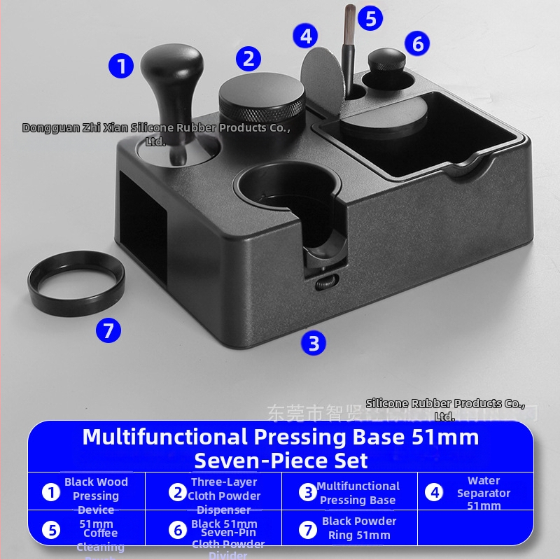 Espresso kavos priedai su ABS rankena – ZX prekės ženklas, šiuolaikinis minimalistinis stilius, lengvas prabangos ir retro nuotaikos derinys, įtraukti kavos priedai