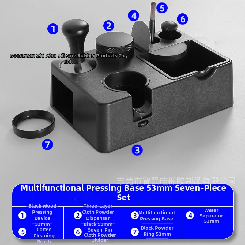 Espresso kavos priedai su ABS rankena – ZX prekės ženklas, šiuolaikinis minimalistinis stilius, lengvas prabangos ir retro nuotaikos derinys, įtraukti kavos priedai