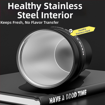 Termosas su 316 nerūdijančio plieno vidiniu bakeliu, išoriniu 304 nerūdijančio plieno korpusu, vakuuminė izoliacija (6-12 val.), nešiojamas automobilių puodelis