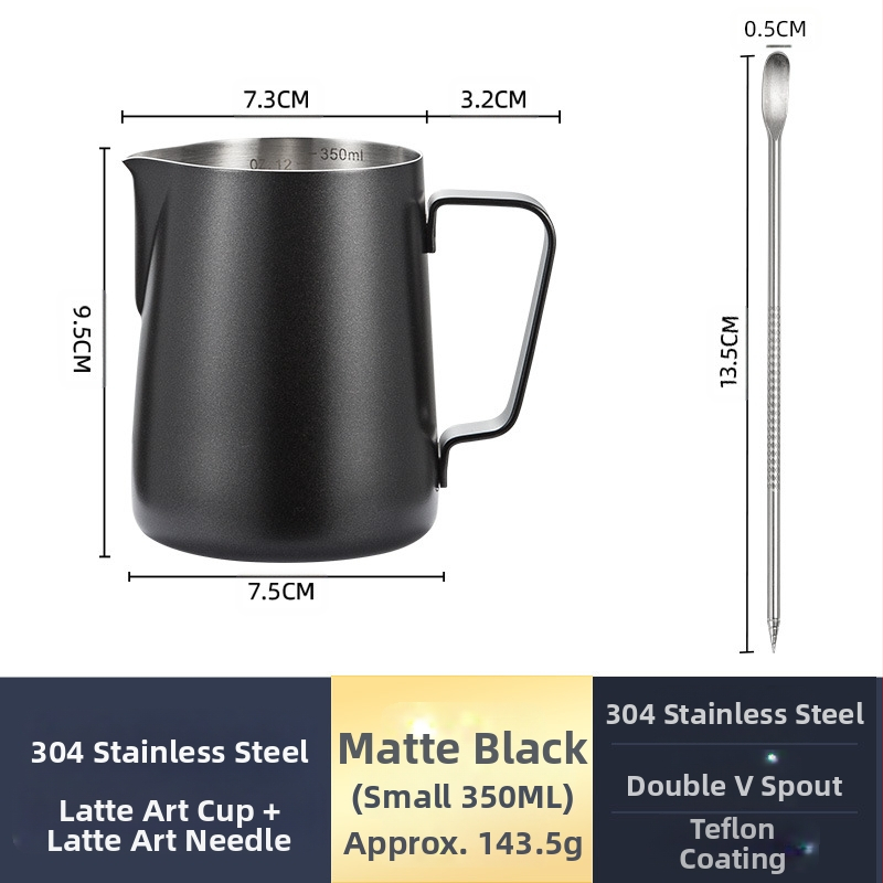 Latte art plakiklis iš nerūdijančio plieno, šiuolaikinis minimalistinis stilius, rankų darbo, tinkama barams, kavinei ir restoranams