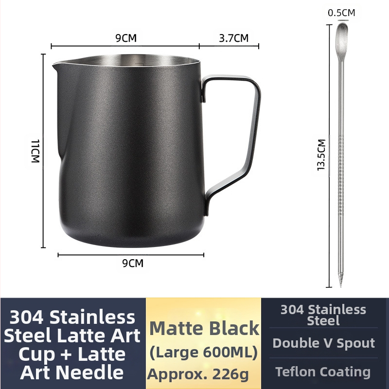 Latte art plakiklis iš nerūdijančio plieno, šiuolaikinis minimalistinis stilius, rankų darbo, tinkama barams, kavinei ir restoranams