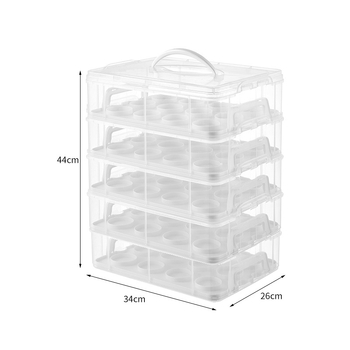 HP plastikinė tortų laikymo dėžė, daugkartinė, su spaustu logotipu, pritaikomas apdorojimas, licencijuota privatioji etiketė