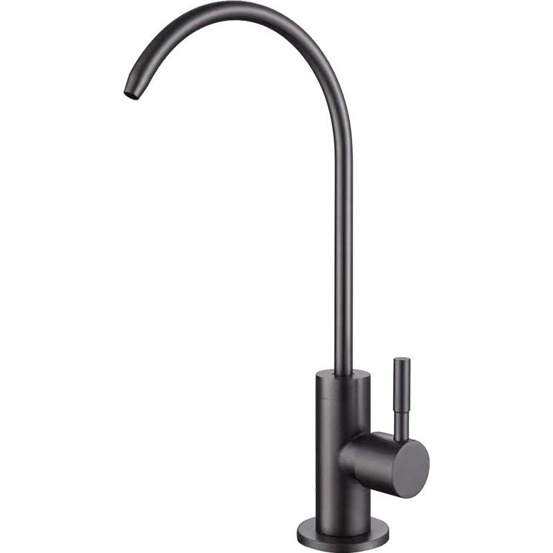 Nerūdijančio plieno virtuvės čiaupas su keraminiu vožtuvu, modelis 2P/4P, vertikalus diegimas, šlifuota paviršiaus, nominalus slėgis 0.9