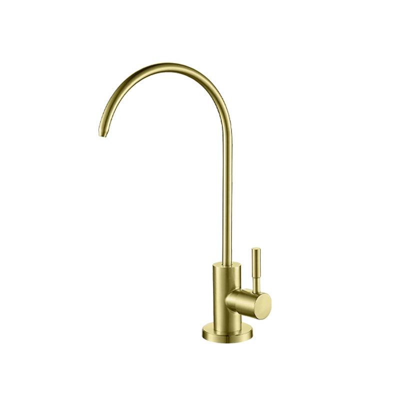 Nerūdijančio plieno virtuvės čiaupas su keraminiu vožtuvu, modelis 2P/4P, vertikalus diegimas, šlifuota paviršiaus, nominalus slėgis 0.9