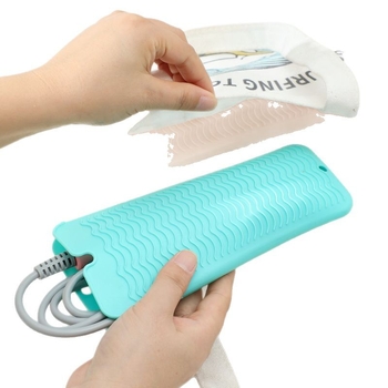 TPR θερμομονωτική θήκη για μασιά μαλλιών και ισιωτή μαλλιών, φορητός αντι-κάψιμο κάλυμμα με θήκη αποθήκευσης (Μάρκα: Taylor; Προέλευση: Yiwu; Υλικό: TPR; Εφαρμογή: θήκη αντι-κάψιμο για μασιά)