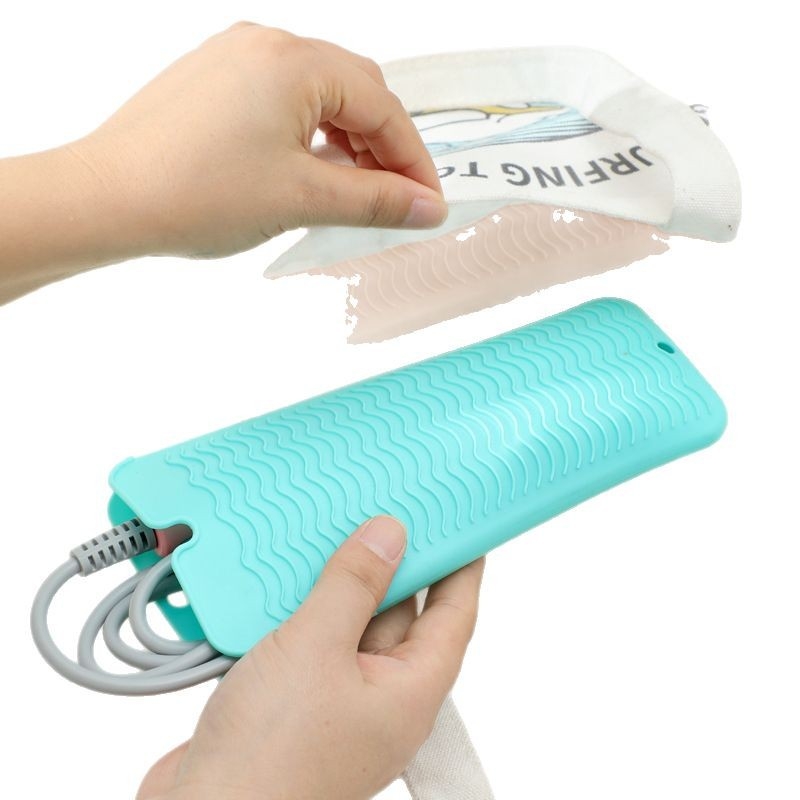 Husă izolație termică TPR pentru ondulator de păr și placă de îndreptat, husă portabilă de protecție și geantă de depozitare (Brand: Taylor; Origine: Yiwu; Material: TPR; Utilizare: husă anti-arzire pentru ondulator)