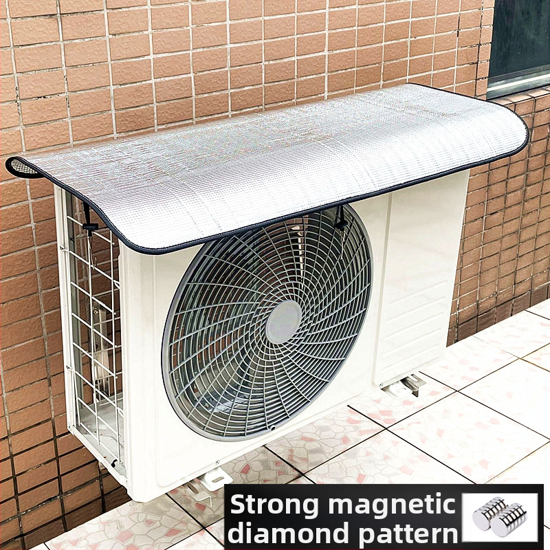 Ārējās kondicioniera vienības aizsargkaplis, modelis P66D; stiprs magnēts; automātiska darbība; ūdensnecaurlaidīgs; novērš pilēšanu